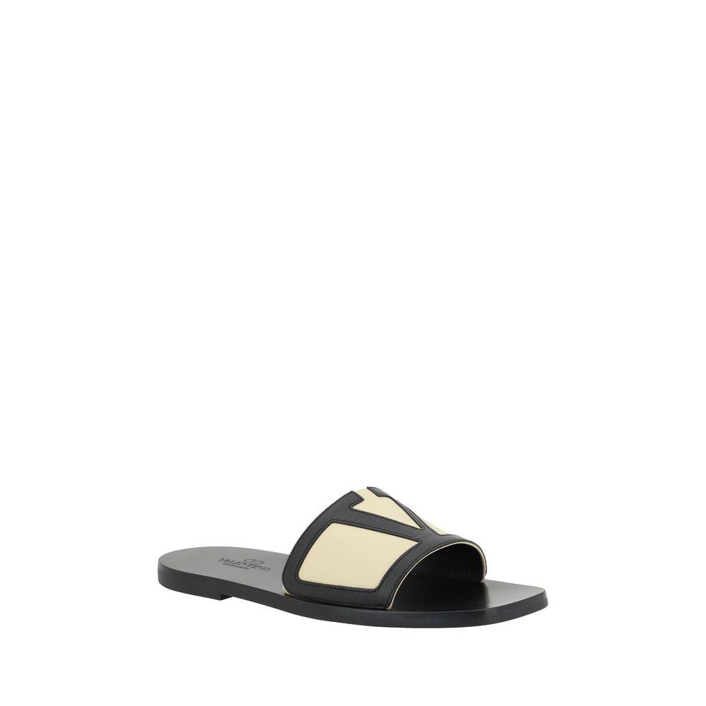 Valentino Garavani V Logo Sandals -   -  Valentino Garavani.