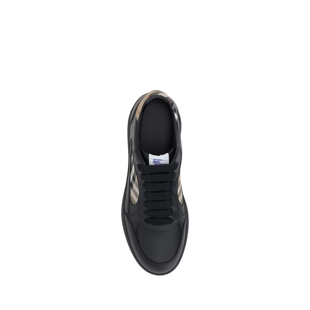 Burberry Leather Sneakers -   -  Burberry.