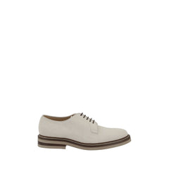 Brunello Cucinelli Suede Derby lace-up Shoes -   -  Brunello Cucinelli.