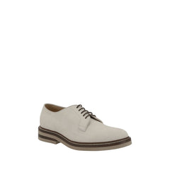 Brunello Cucinelli Suede Derby lace-up Shoes -   -  Brunello Cucinelli.