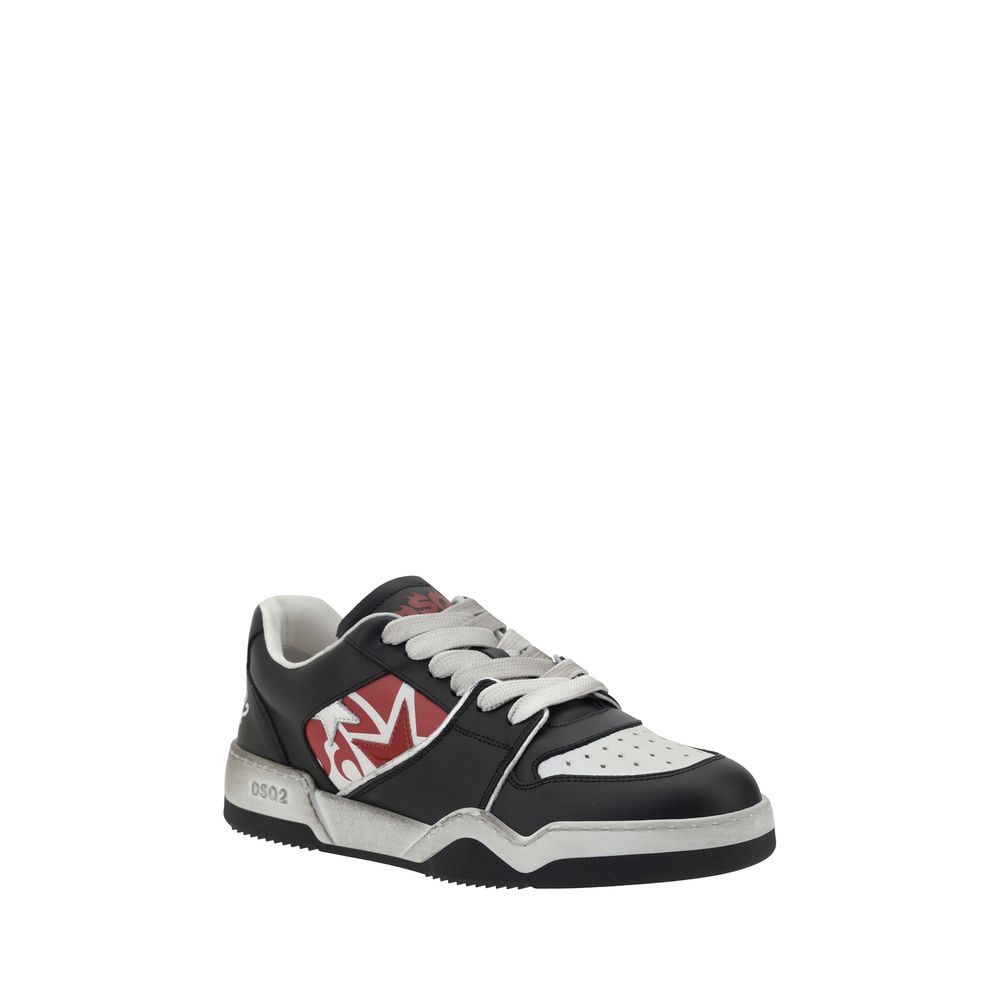 Dsquared² Leather Sneakers -   -  Dsquared².