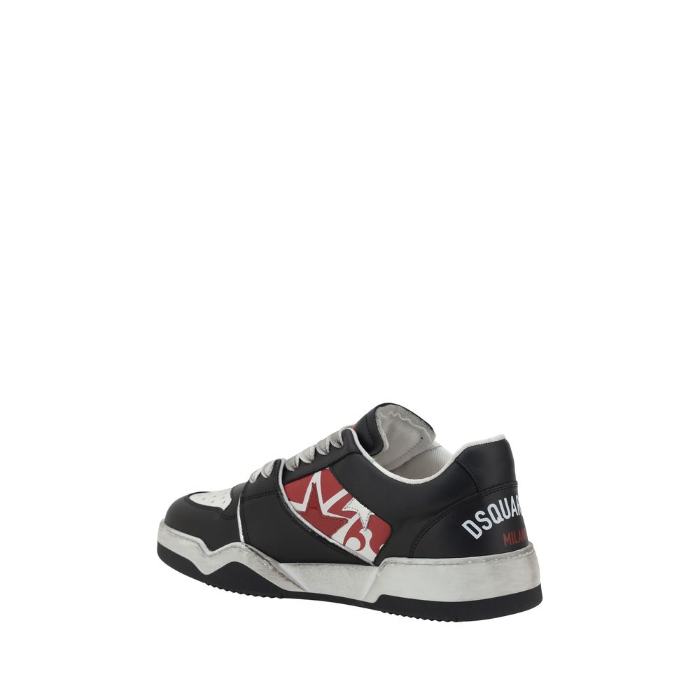 Dsquared² Leather Sneakers -   -  Dsquared².