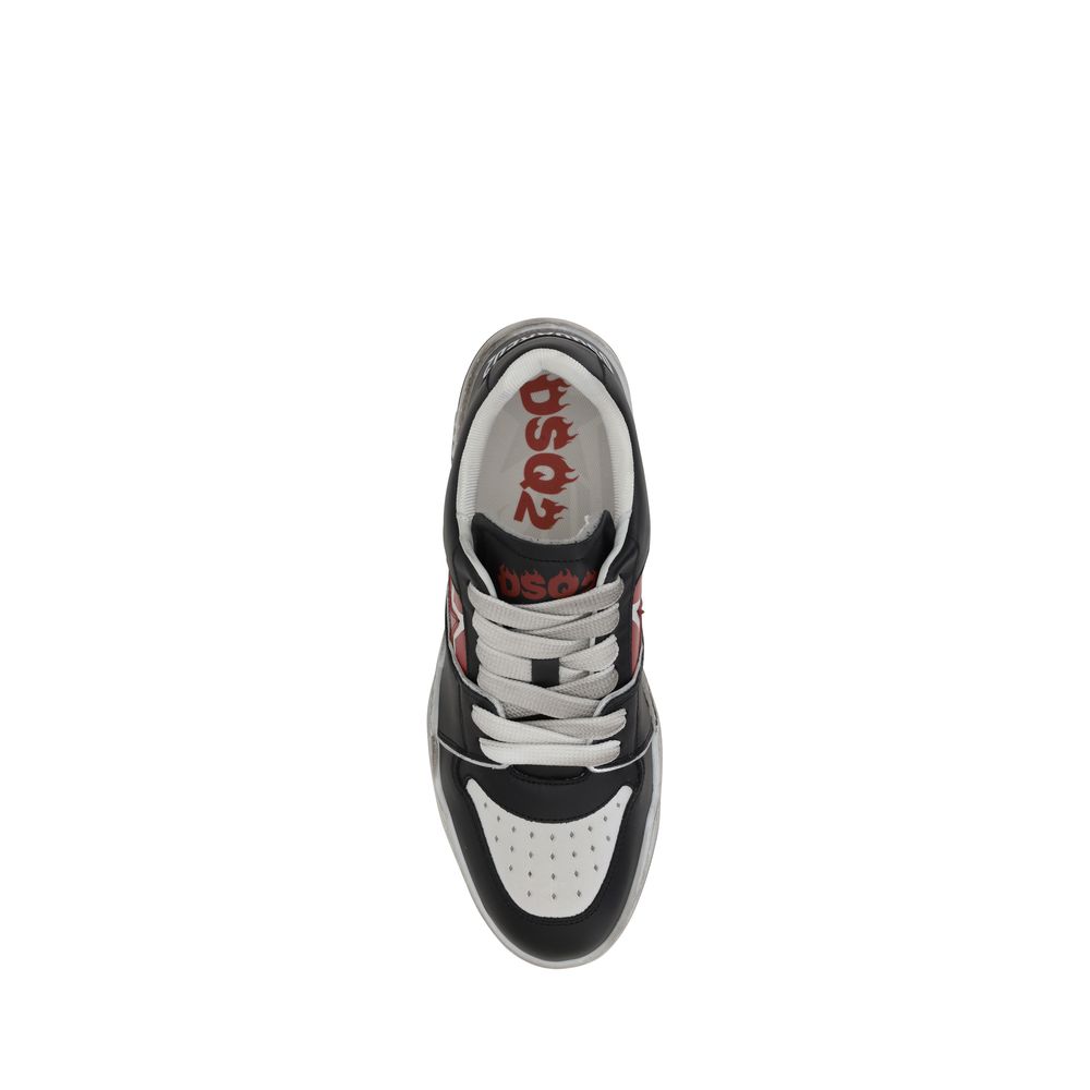 Dsquared² Leather Sneakers -   -  Dsquared².