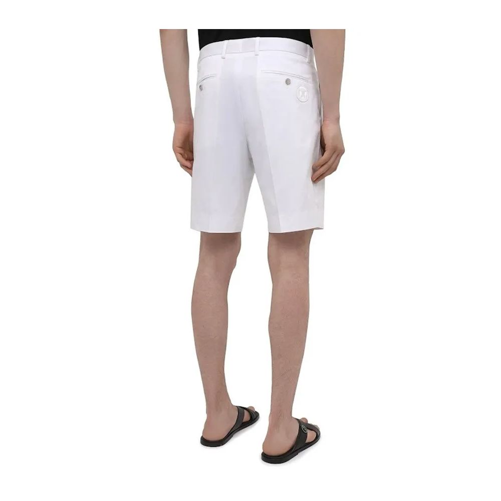 Dolce & Gabbana White Cotton Short -   -  Dolce & Gabbana.