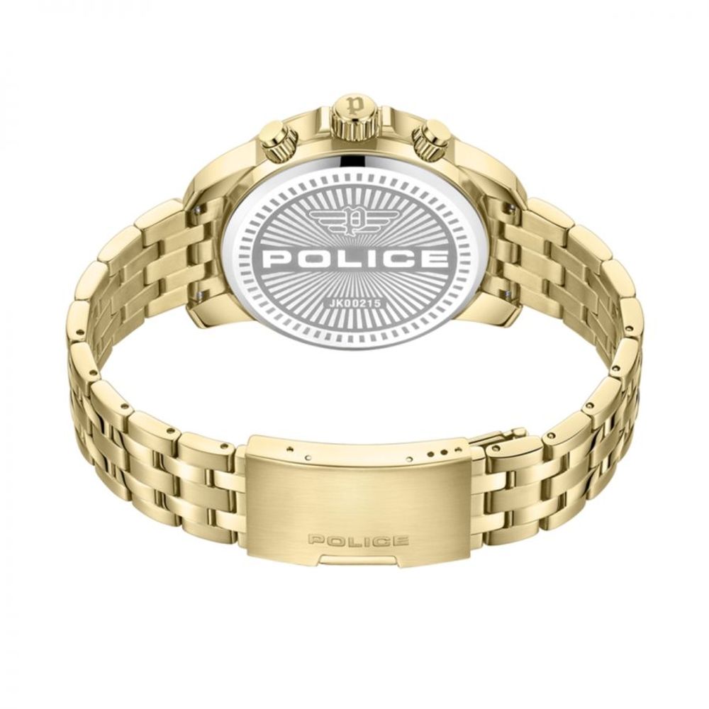 Police Gold Stainless Steel Watch -   -  Police.