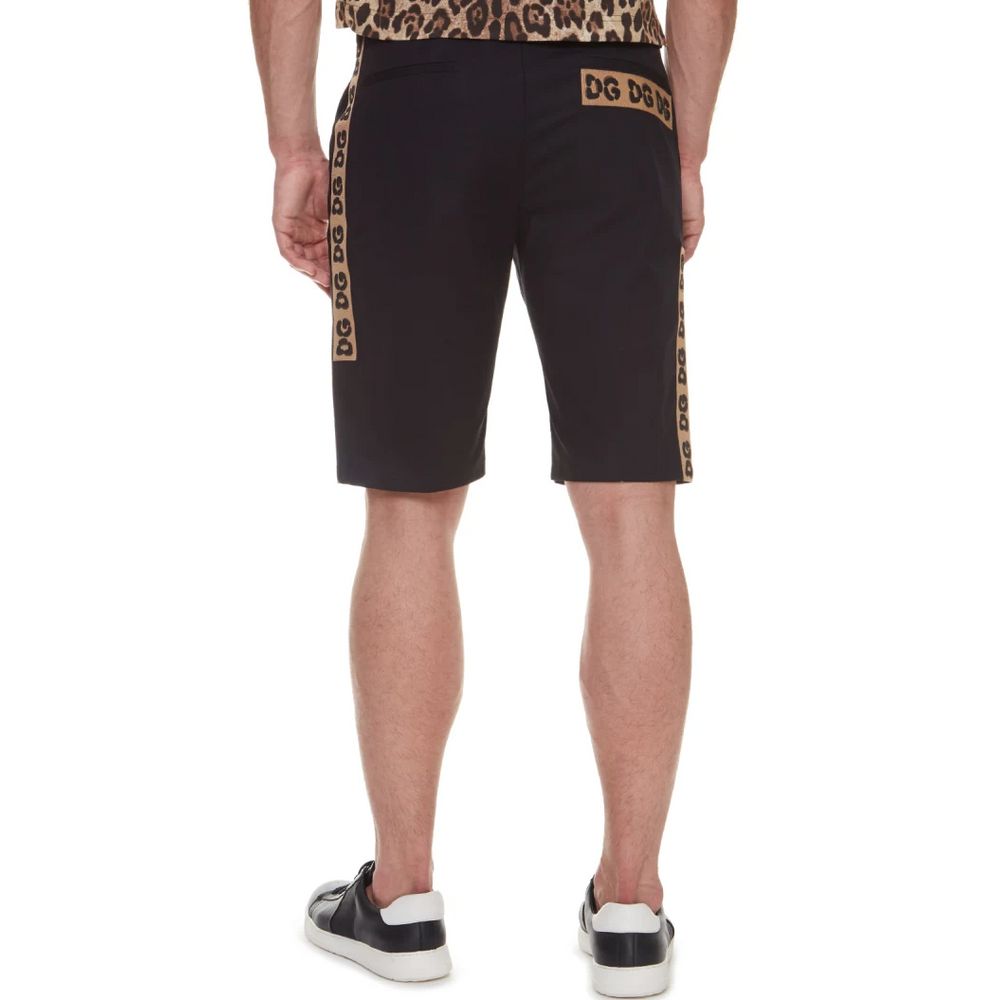 Dolce & Gabbana Black Cotton Short -   -  Dolce & Gabbana.