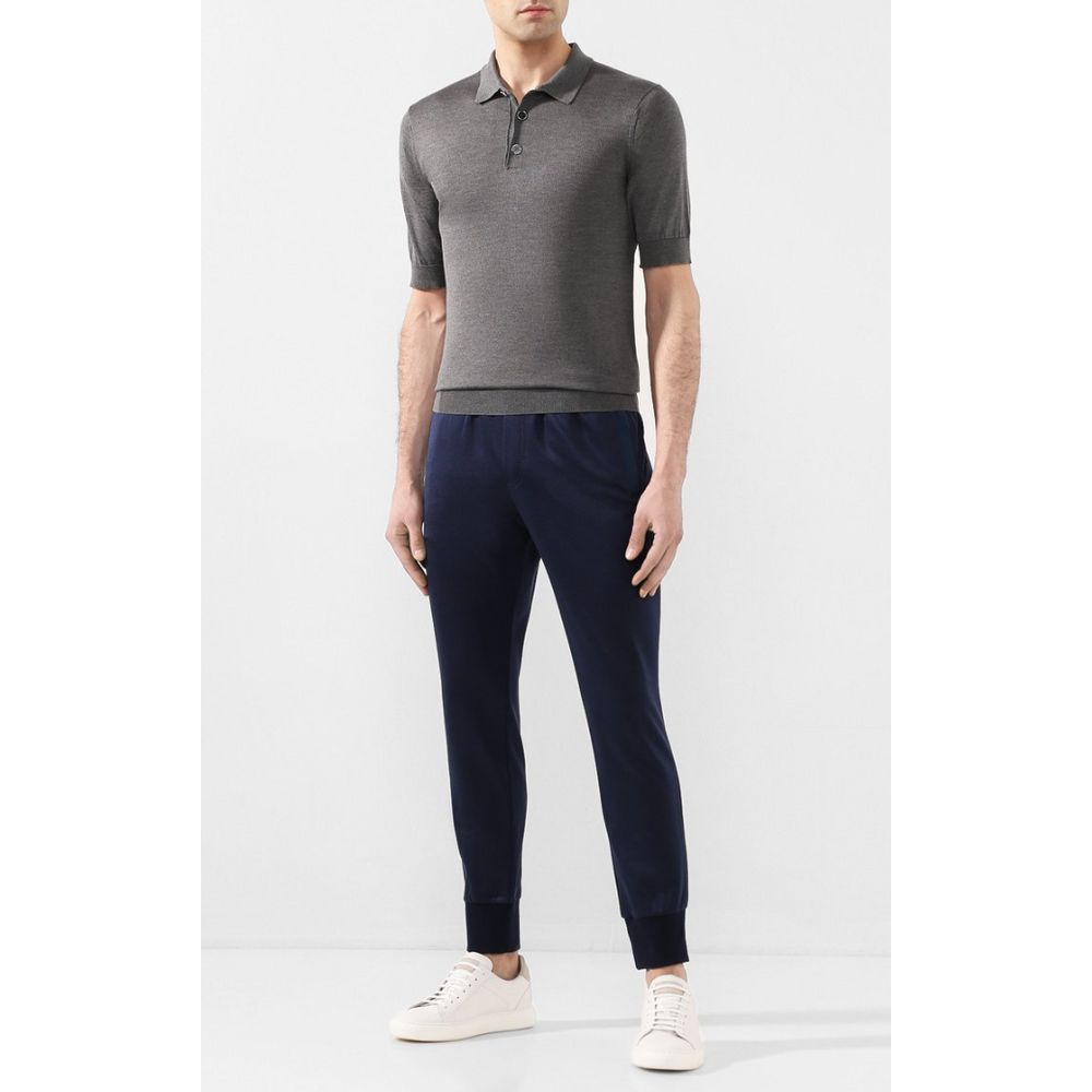 Dolce & Gabbana Blue Silk Jeans & Pant -   -  Dolce & Gabbana.