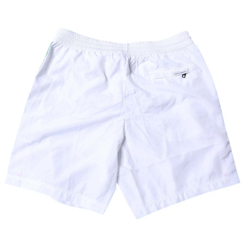 Dolce & Gabbana White Polyester Swimwear -   -  Dolce & Gabbana.