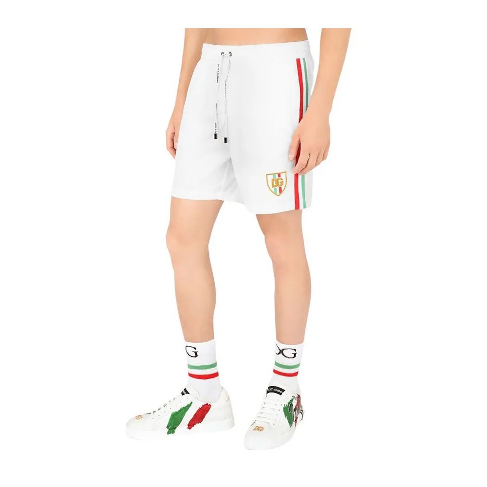 Dolce & Gabbana White Polyester Swimwear -   -  Dolce & Gabbana.
