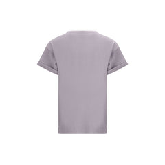 Brunello Cucinelli cashmere glitter T-shirt -   -  Brunello Cucinelli.