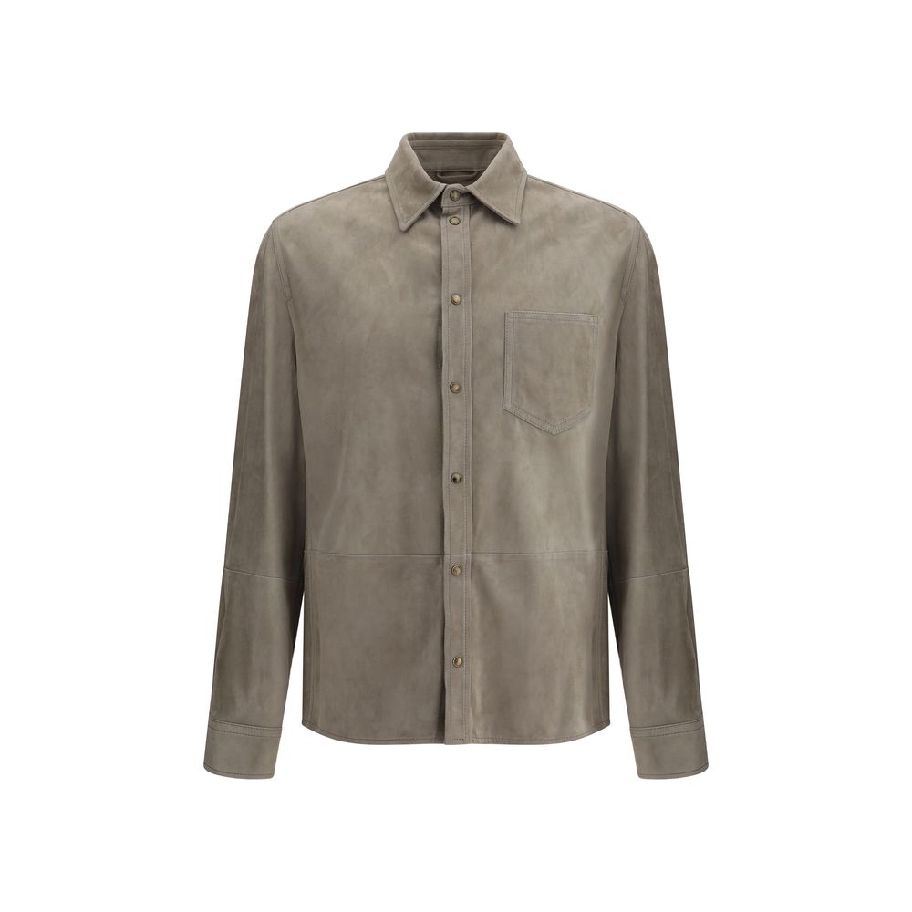 Brunello Cucinelli Suede Shirt -   -  Brunello Cucinelli.