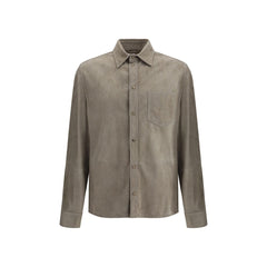 Brunello Cucinelli Suede Shirt -   -  Brunello Cucinelli.