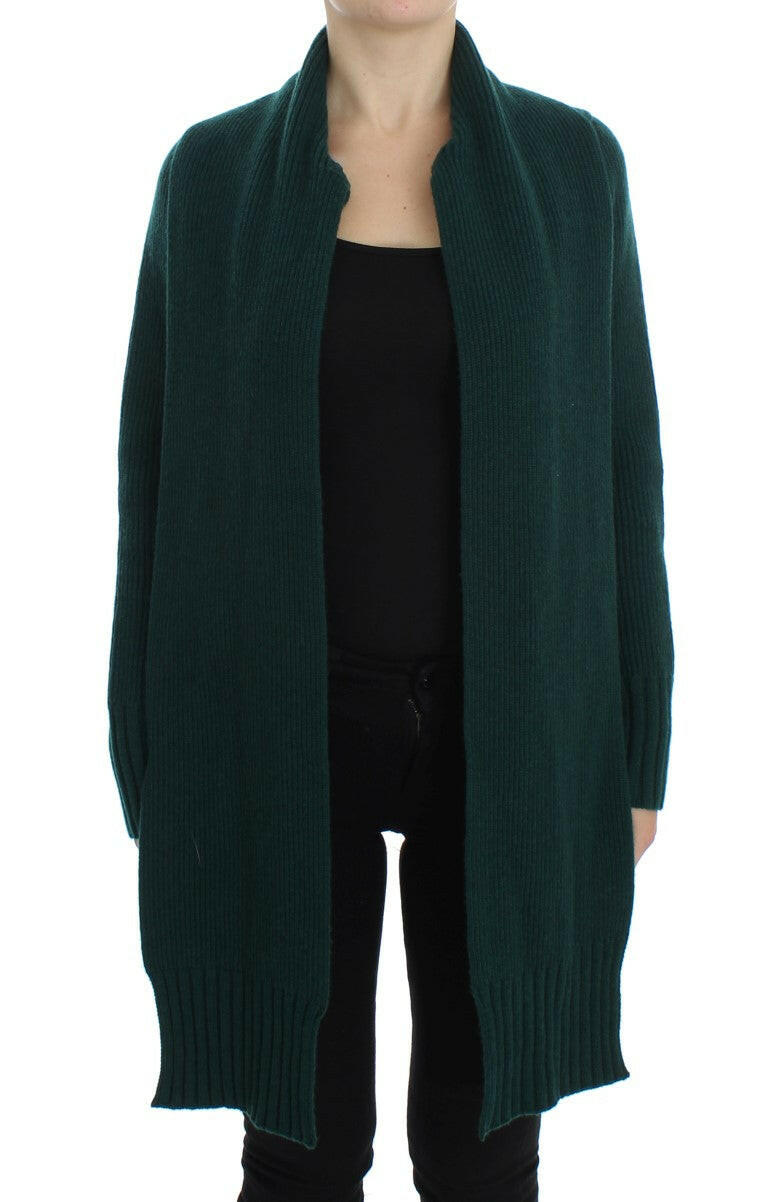 Dolce & Gabbana Green Knitted Cashmere Cardigan -   -  Dolce & Gabbana.