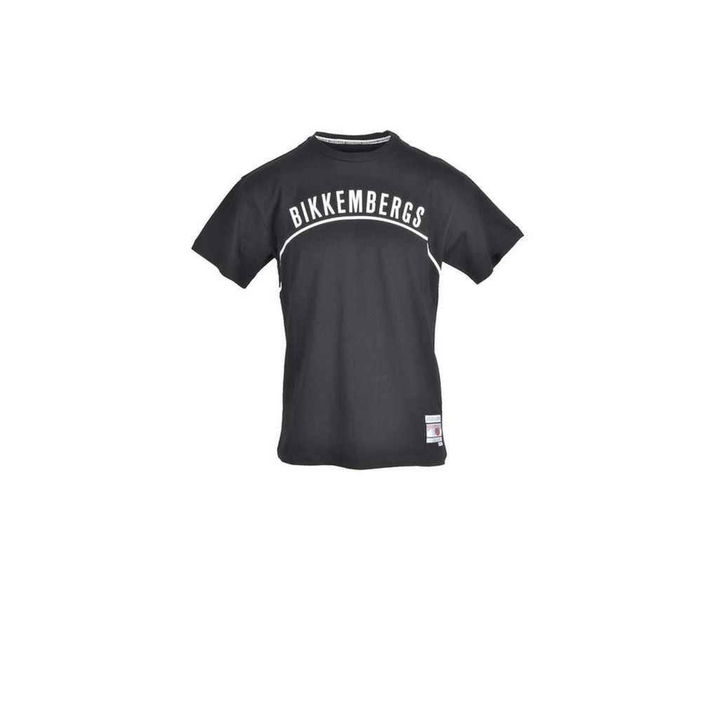Bikkembergs Black Cotton T-Shirt -   -  Bikkembergs.