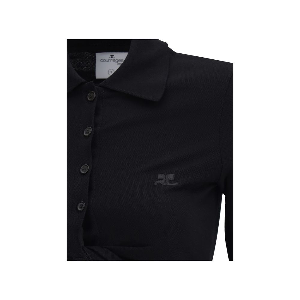 Courrèges Polo with twisted detail -   -  Courrèges.
