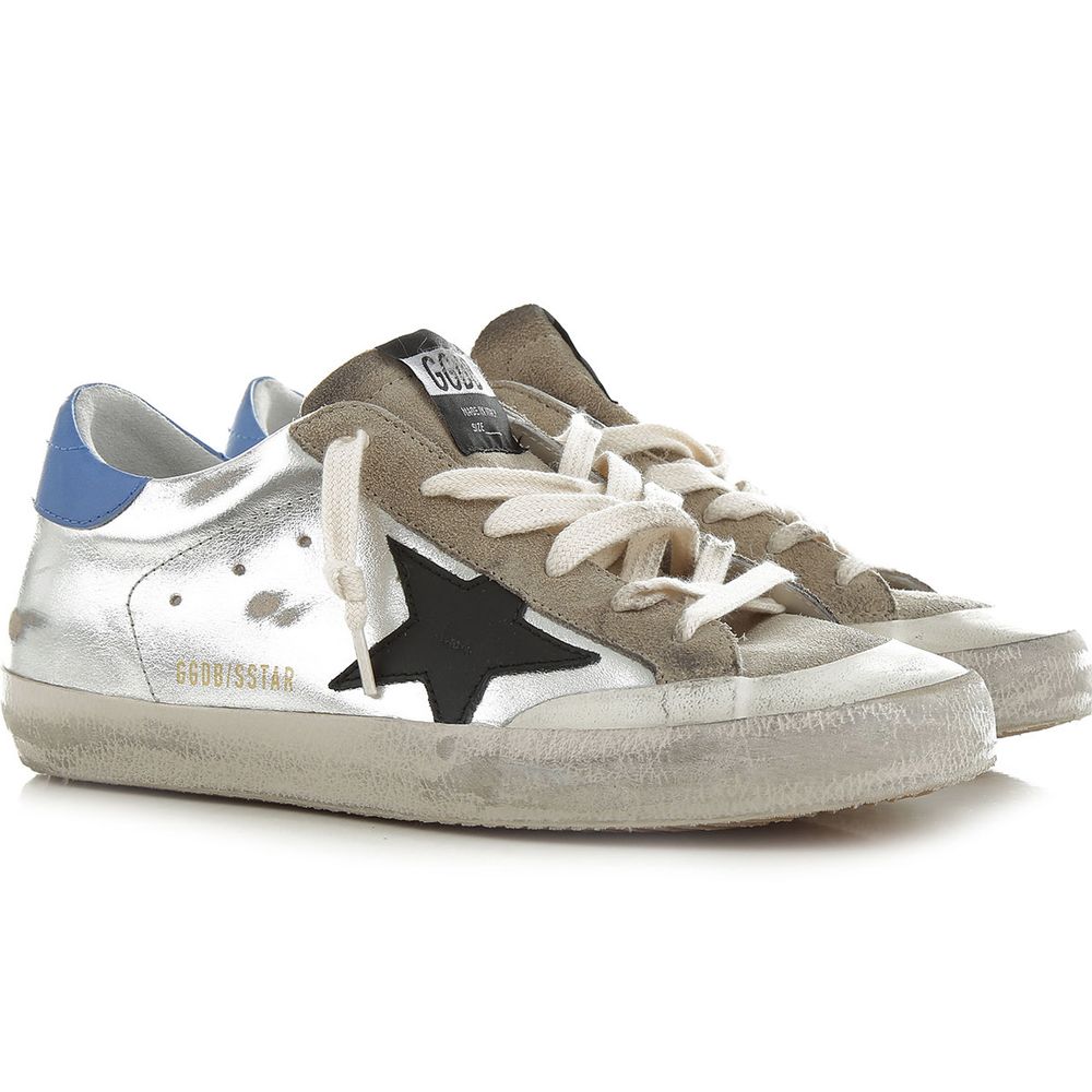 Golden Goose Gray Calfskin Sneaker -   -  Golden Goose.