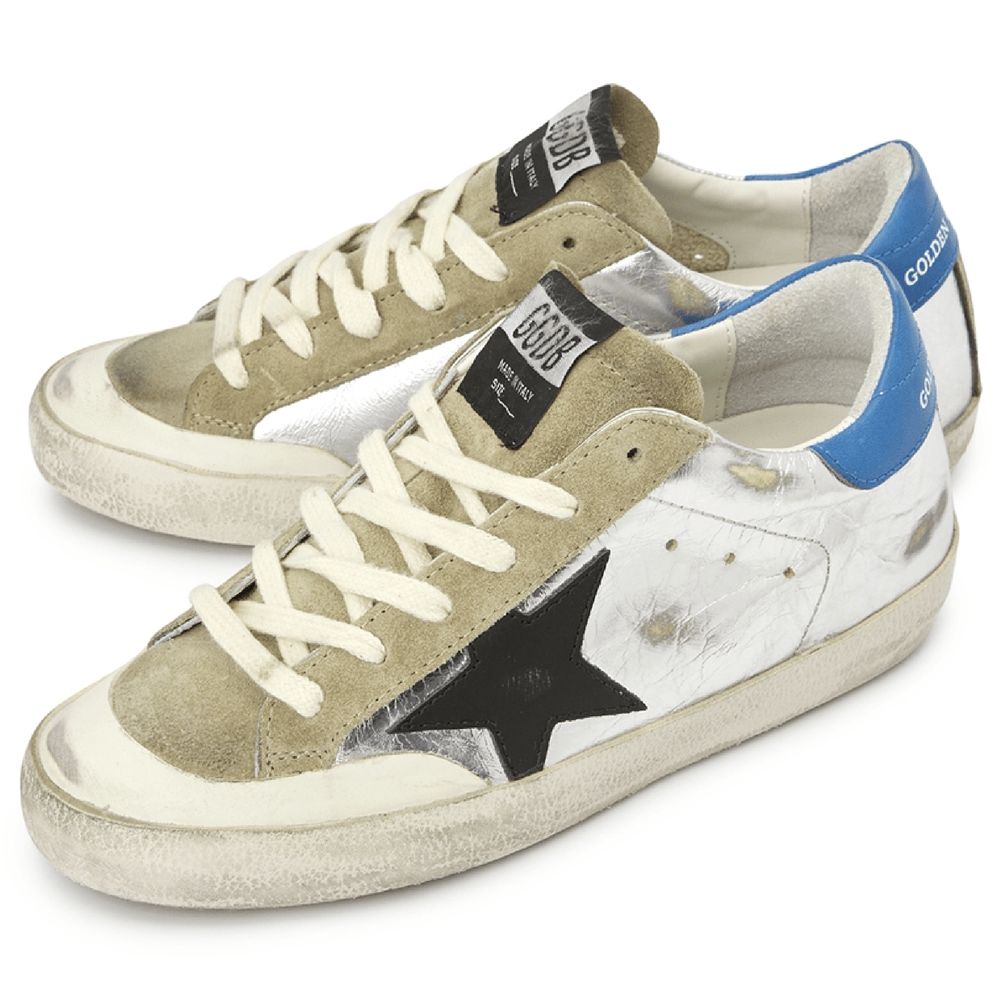 Golden Goose Gray Calfskin Sneaker -   -  Golden Goose.
