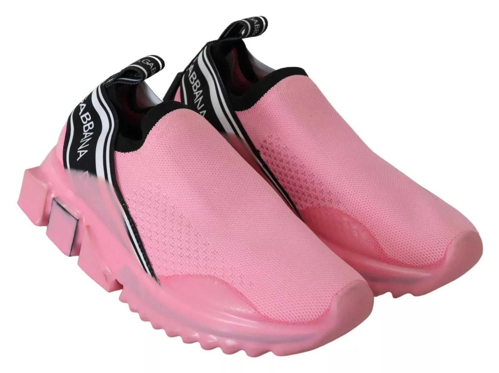 Dolce & Gabbana Pink Low Top Sorrento Sneakers Slip On Casual Shoes -   -  Dolce & Gabbana.