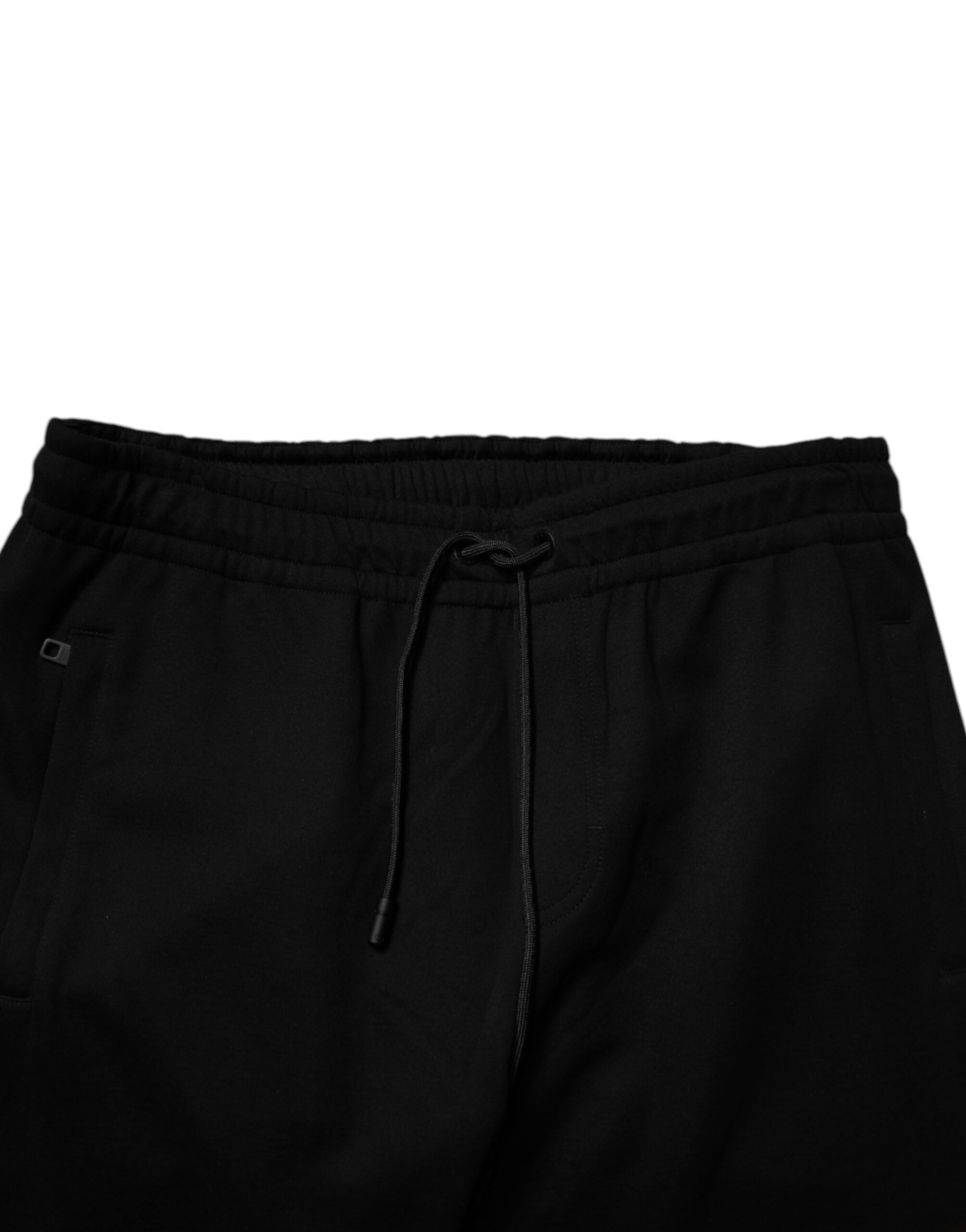 Dolce & Gabbana Black Cotton Blend Jogger Sweatpants Pants -   -  Dolce & Gabbana.