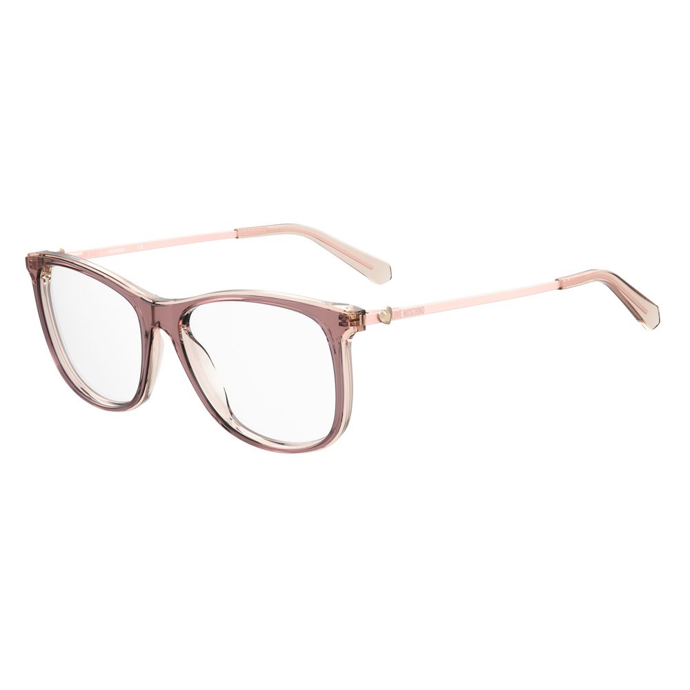 Love Moschino Pink Acetate Frames -   -  Love Moschino.
