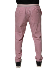 Dolce & Gabbana Pink Cotton Stretch Chino Pants -   -  Dolce & Gabbana.