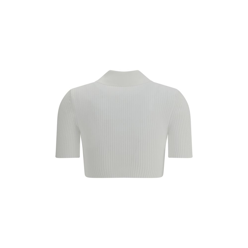 Courrèges Cropped Polo Shirt -   -  Courrèges.