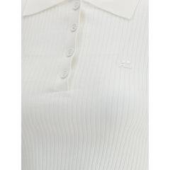 Courrèges Cropped Polo Shirt -   -  Courrèges.