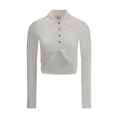 Courrèges Polo with twisted detail -   -  Courrèges.