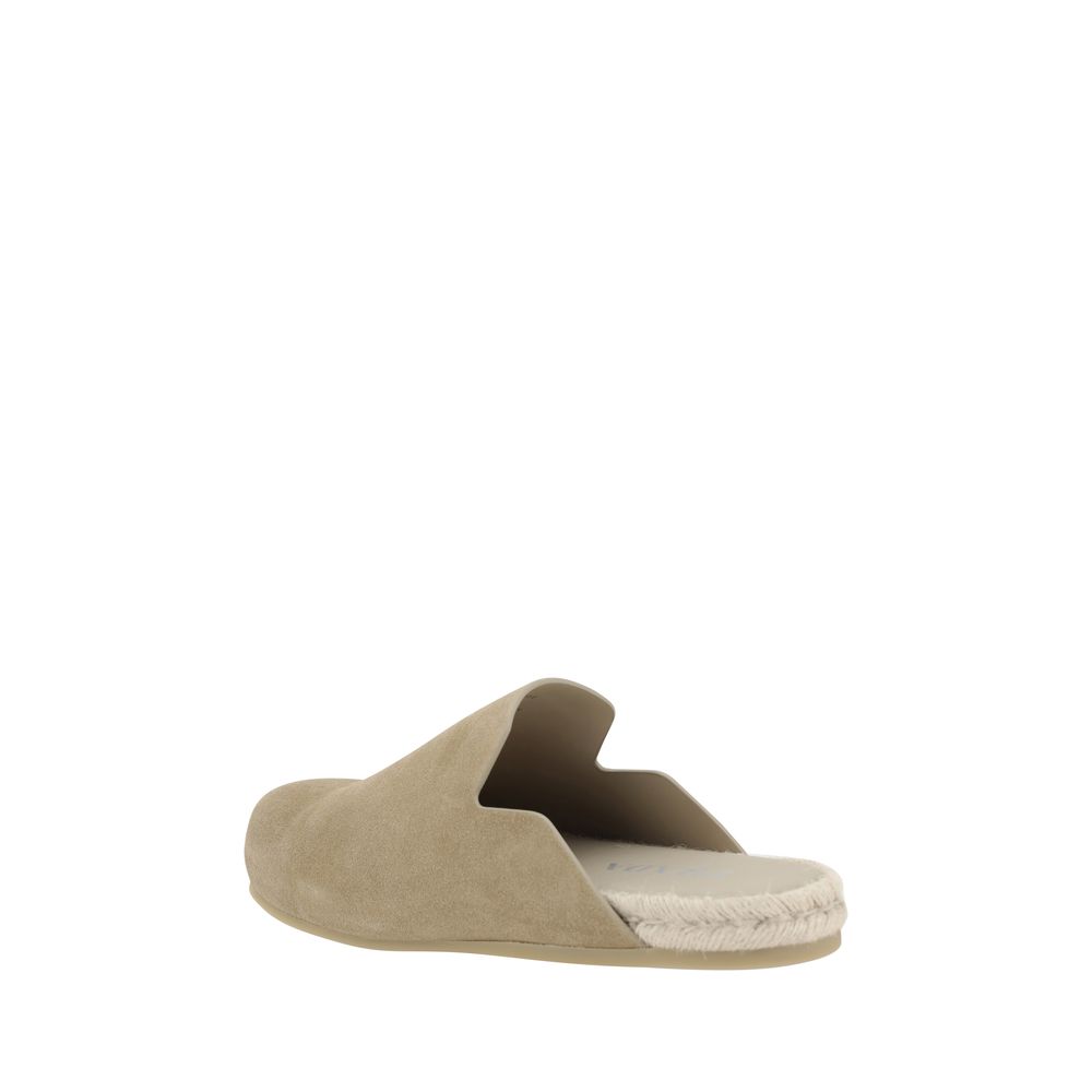 Prada Suede leather Sabots -   -  Prada.