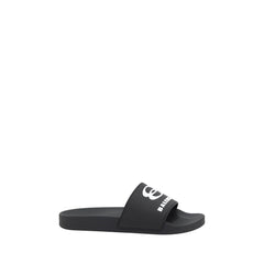 Balenciaga Logo Slippers -   -  Balenciaga.