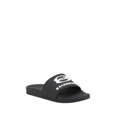 Balenciaga Logo Slippers -   -  Balenciaga.