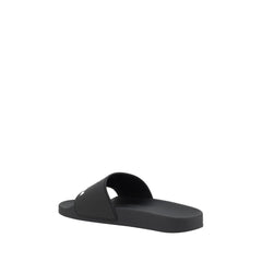 Balenciaga Logo Slippers -   -  Balenciaga.