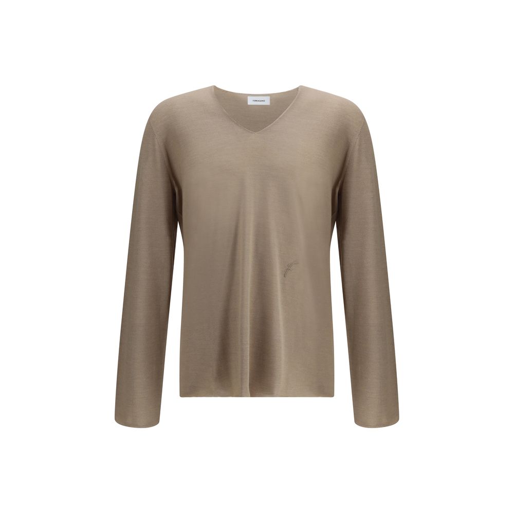 Ferragamo V-neck Sweater -   -  Ferragamo.