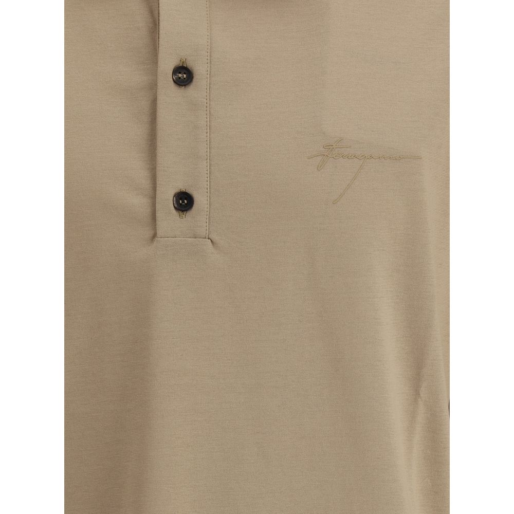 Ferragamo Logoed Polo Shirt -   -  Ferragamo.