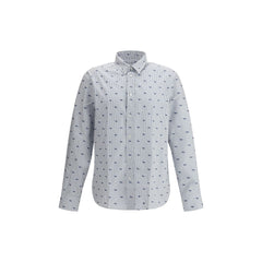Maison Kitsuné Striped shirt with iconic fox -   -  Maison Kitsuné.