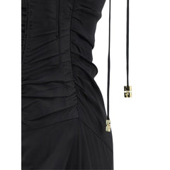 Ganni Satin Long Dress -   -  Ganni.