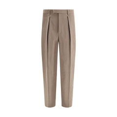 Ferragamo Cotton Wide-leg Pants -   -  Ferragamo.