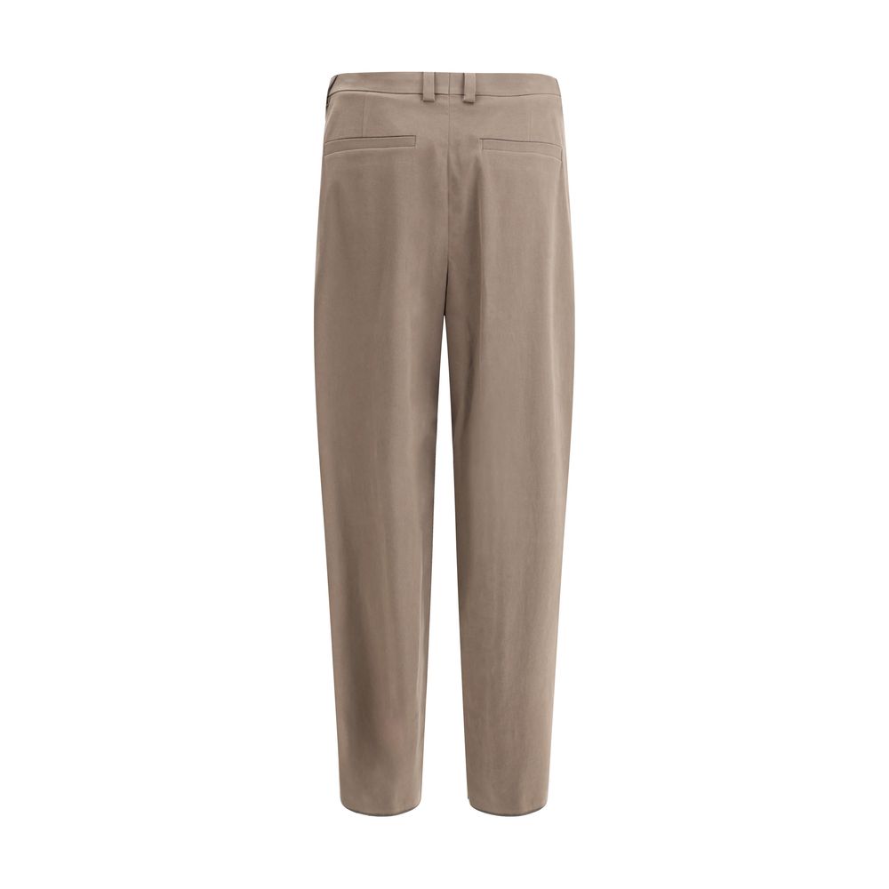 Ferragamo Cotton Wide-leg Pants -   -  Ferragamo.