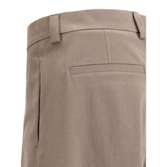 Ferragamo Cotton Wide-leg Pants -   -  Ferragamo.