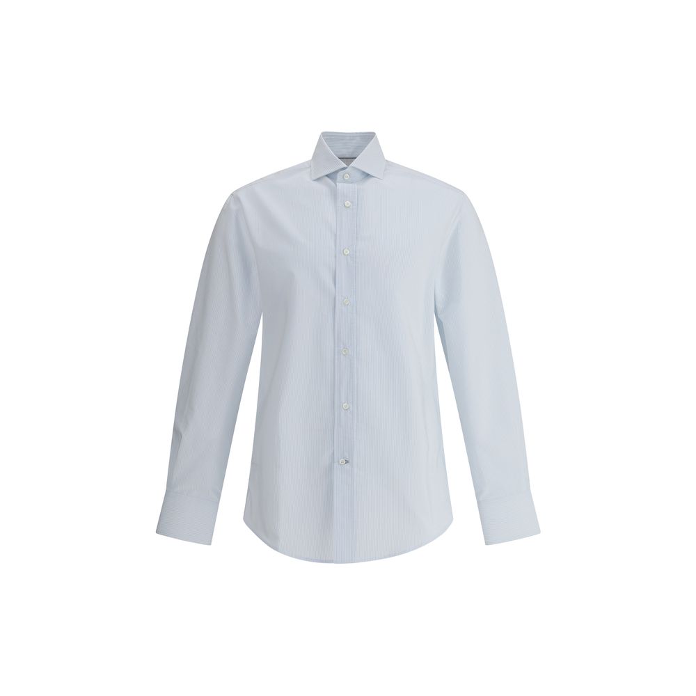 Brunello Cucinelli Striped Shirt -   -  Brunello Cucinelli.