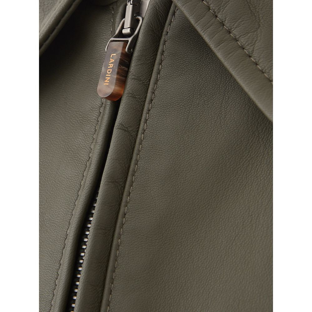 Lardini Green Leather Jackets & Coat -   -  Lardini.