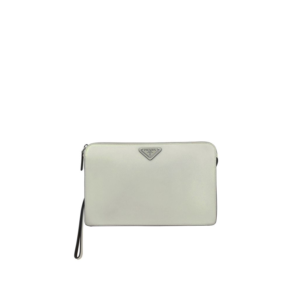 Prada Leather Pouch Bag -   -  Prada.