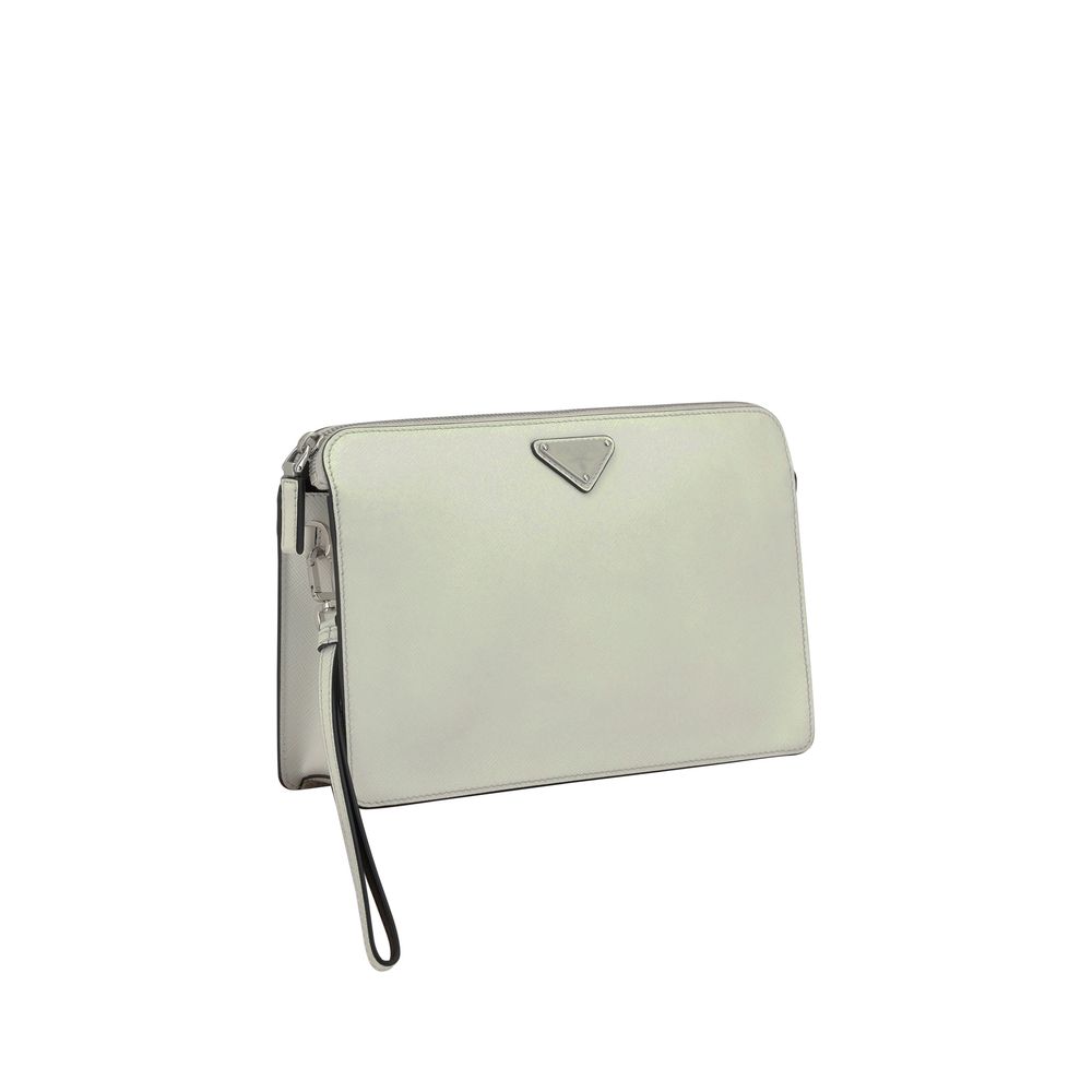 Prada Leather Pouch Bag -   -  Prada.