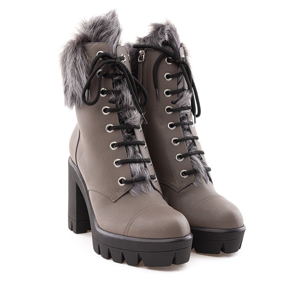 Giuseppe Zanotti Gray Eco Leather Boot -   -  Giuseppe Zanotti.