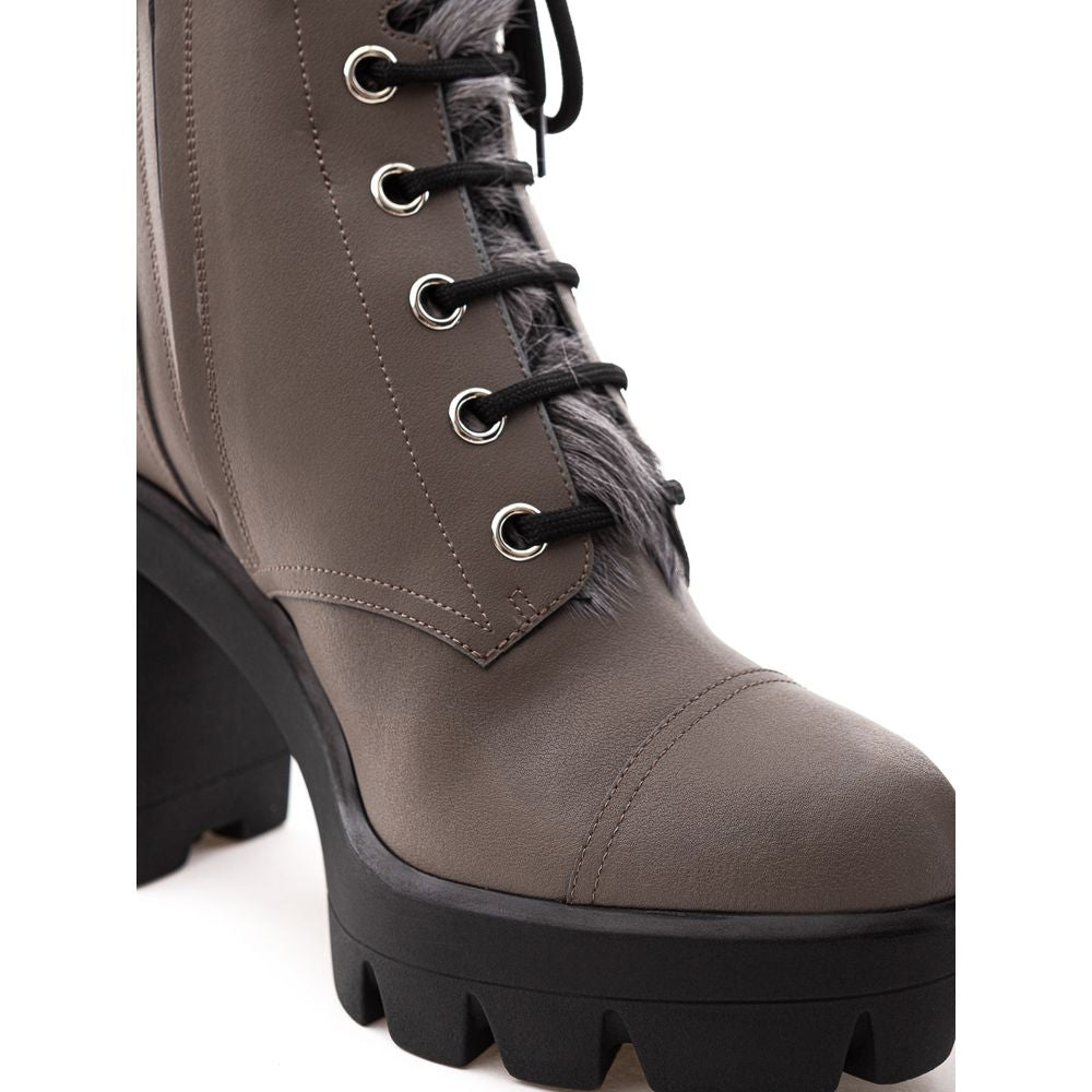 Giuseppe Zanotti Gray Eco Leather Boot -   -  Giuseppe Zanotti.