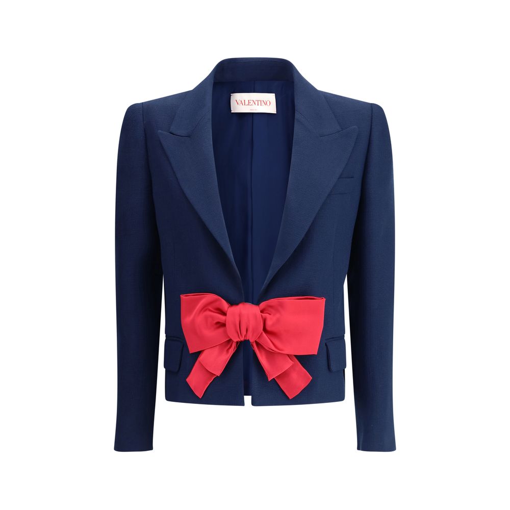 Valentino Single-breasted Blazer with bow -   -  Valentino.