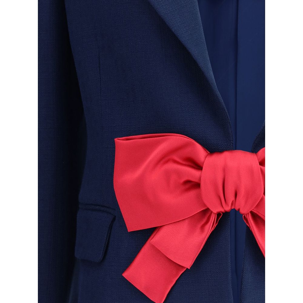 Valentino Single-breasted Blazer with bow -   -  Valentino.