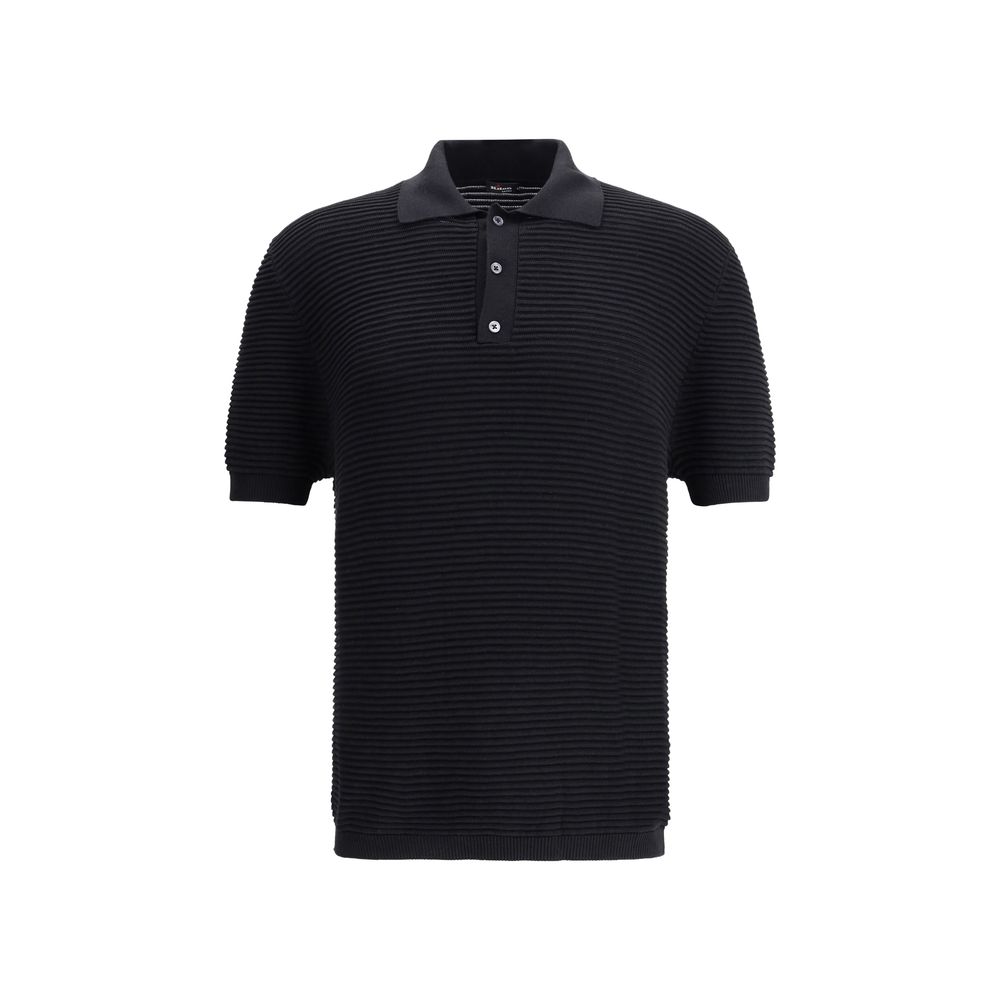 Kiton Silk Polo Shirt -   -  Kiton.