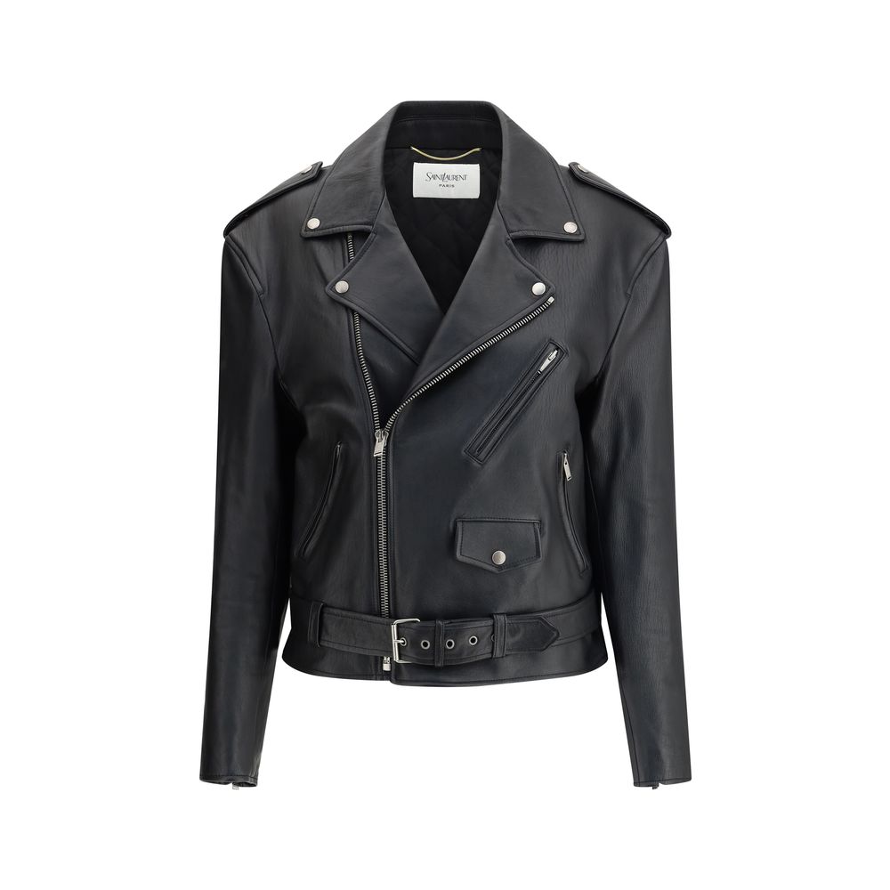 Saint Laurent Leather Jacket -   -  Saint Laurent.