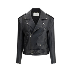 Saint Laurent Leather Jacket -   -  Saint Laurent.